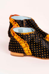 Botte noire Valencia (semelle intérieure pour cheveux)